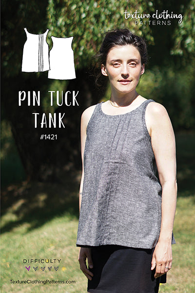 Pin Tuck Tank Sewing Pattern